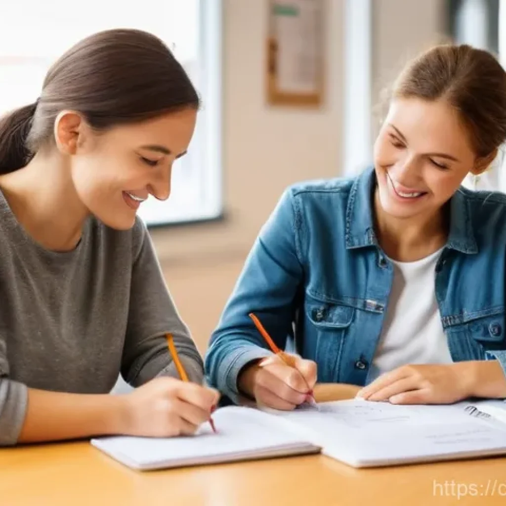 문해교육사와 수업 평가 방법 - **A Welcoming Classroom for Adult Learners Focused on Everyday Life Skills**
    A bright, well-lit ...